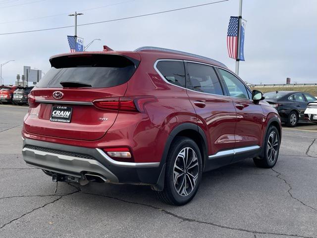 used 2019 Hyundai Santa Fe car, priced at $17,250