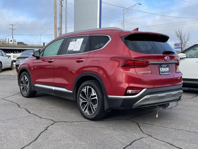 used 2019 Hyundai Santa Fe car, priced at $17,250