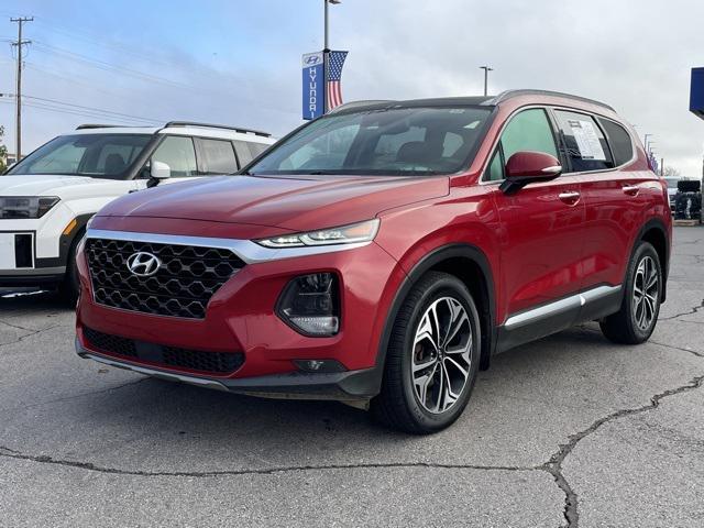 used 2019 Hyundai Santa Fe car, priced at $17,250