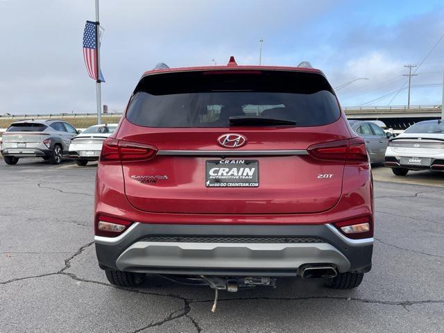 used 2019 Hyundai Santa Fe car, priced at $17,250