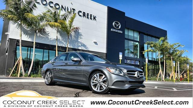 used 2018 Mercedes-Benz C-Class car, priced at $18,910