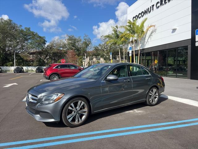 used 2018 Mercedes-Benz C-Class car, priced at $18,910