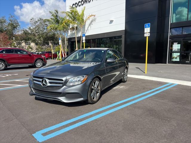 used 2018 Mercedes-Benz C-Class car, priced at $18,910