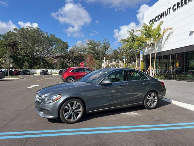 used 2018 Mercedes-Benz C-Class car, priced at $18,910