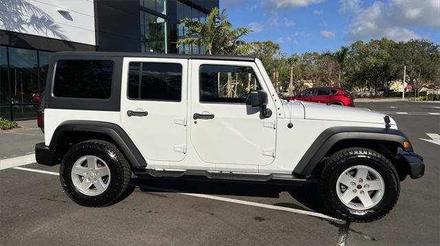 used 2017 Jeep Wrangler Unlimited car, priced at $21,789