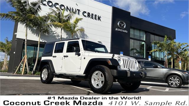 used 2017 Jeep Wrangler Unlimited car, priced at $21,789