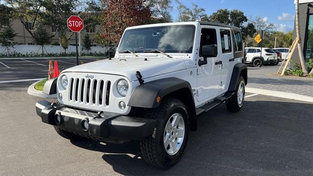 used 2017 Jeep Wrangler Unlimited car, priced at $21,789