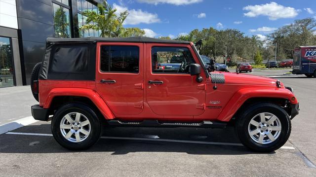 used 2013 Jeep Wrangler Unlimited car, priced at $17,680