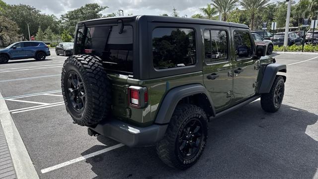 used 2021 Jeep Wrangler car, priced at $28,206