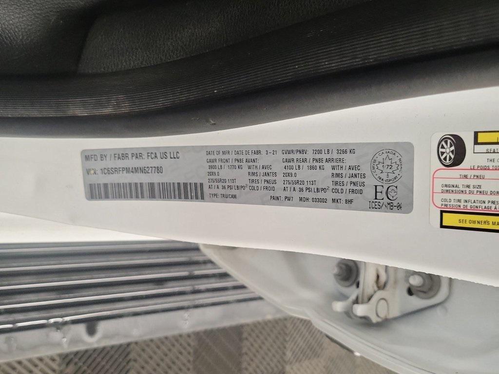 used 2021 Ram 1500 car, priced at $37,977