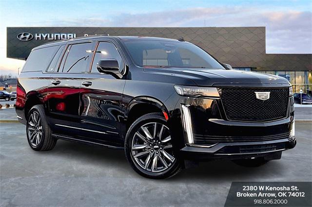 used 2021 Cadillac Escalade ESV car, priced at $68,011