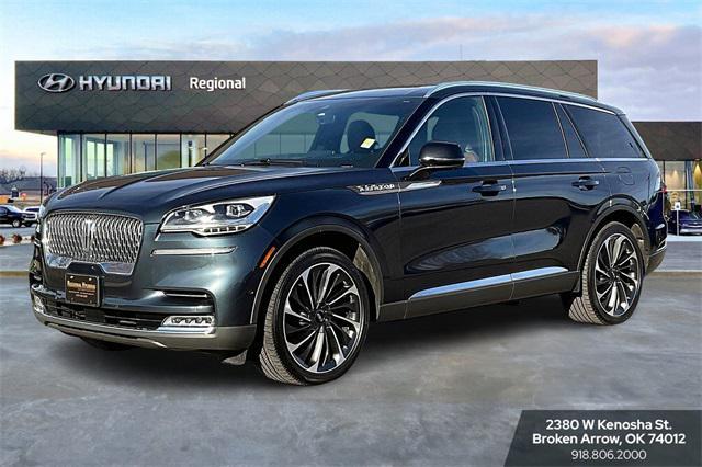 used 2022 Lincoln Aviator car, priced at $43,611