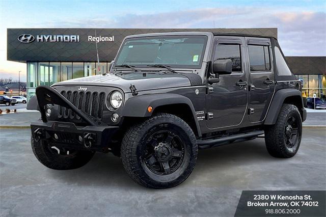 used 2016 Jeep Wrangler Unlimited car, priced at $21,511