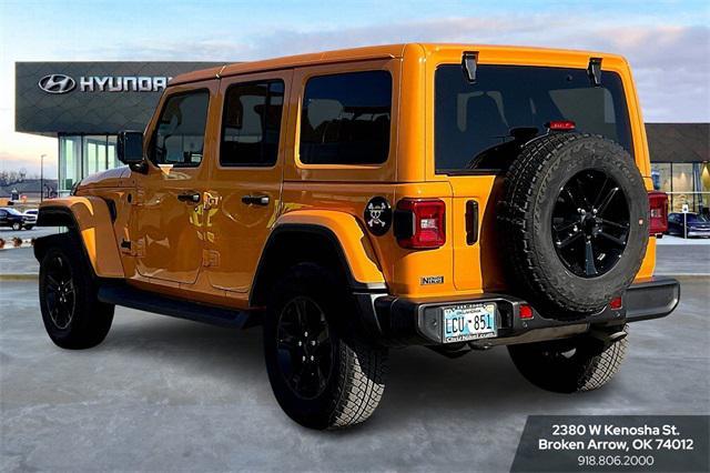 used 2021 Jeep Wrangler Unlimited car, priced at $35,211