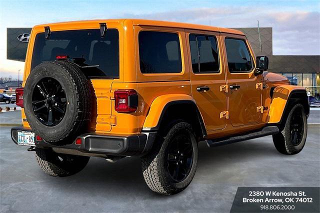 used 2021 Jeep Wrangler Unlimited car, priced at $35,211