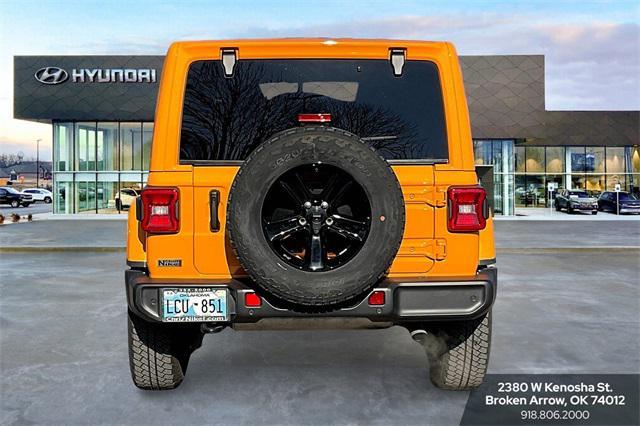 used 2021 Jeep Wrangler Unlimited car, priced at $35,211