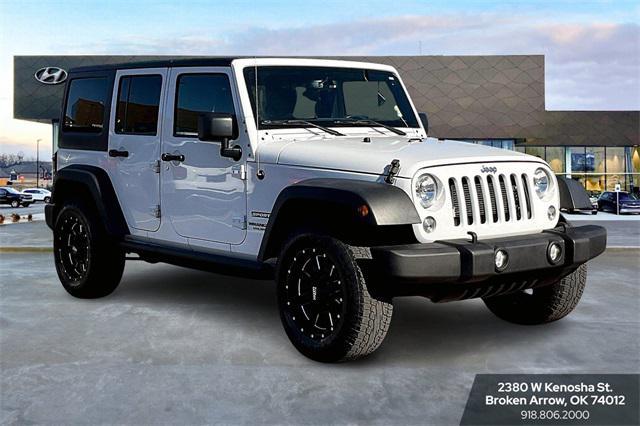 used 2016 Jeep Wrangler Unlimited car, priced at $20,611