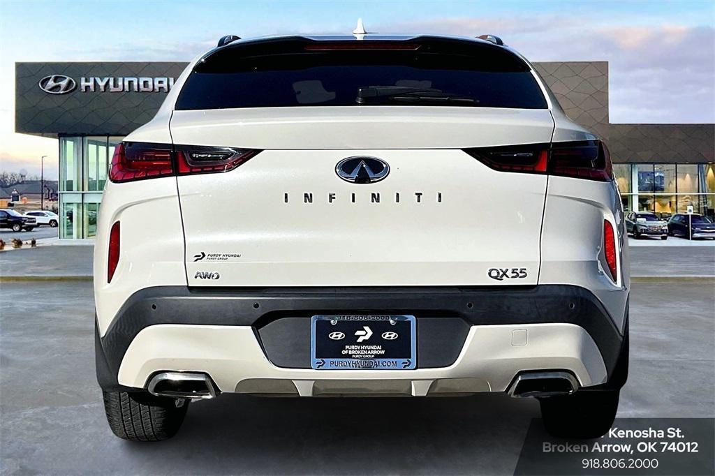 used 2022 INFINITI QX55 car, priced at $30,966