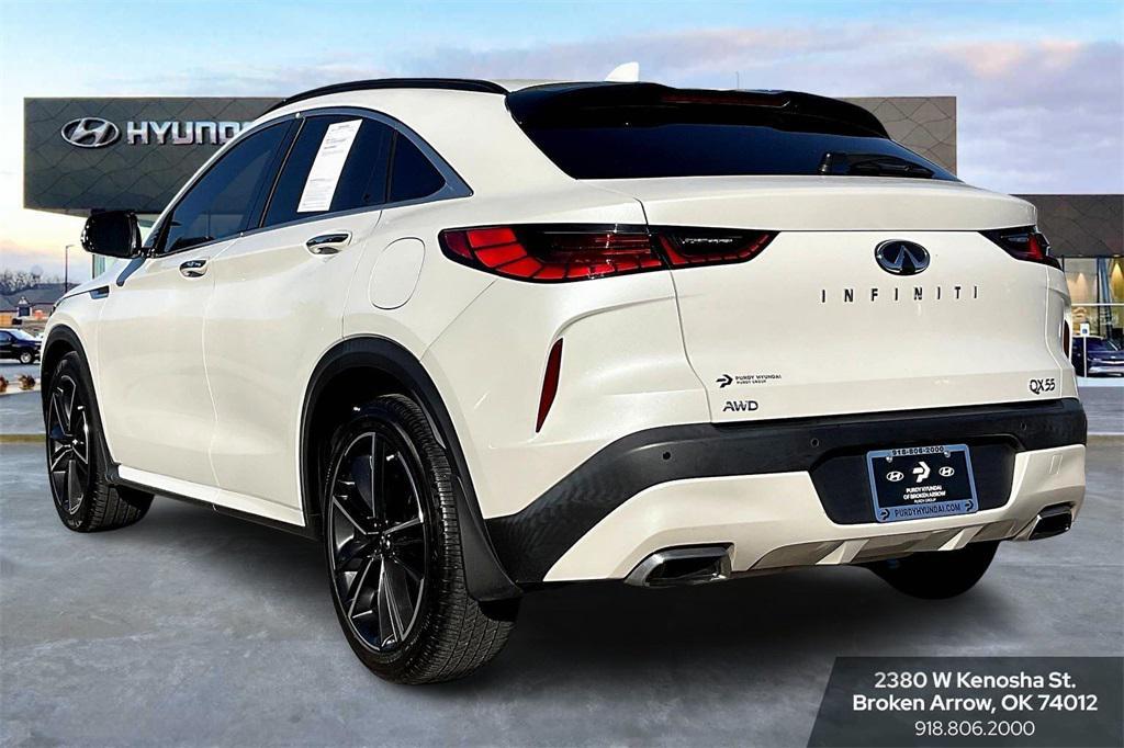 used 2022 INFINITI QX55 car, priced at $30,966