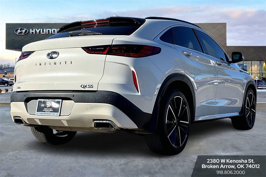 used 2022 INFINITI QX55 car, priced at $30,966