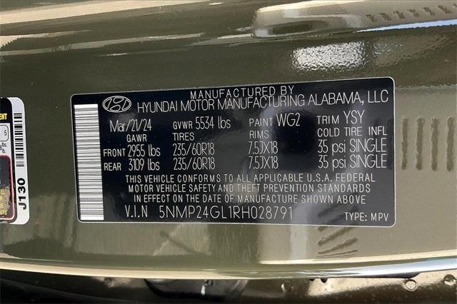 new 2024 Hyundai Santa Fe car, priced at $36,916