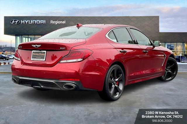used 2021 Genesis G70 car, priced at $24,911