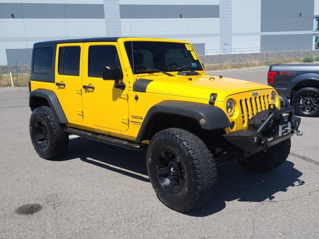 used 2015 Jeep Wrangler Unlimited car, priced at $21,511