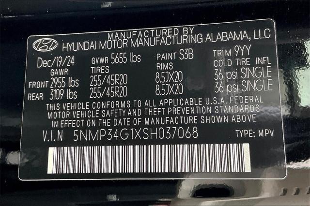 new 2025 Hyundai Santa Fe car, priced at $39,619