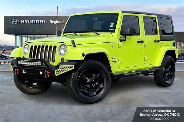 used 2016 Jeep Wrangler Unlimited car, priced at $18,211