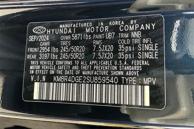 new 2025 Hyundai Palisade car, priced at $45,595