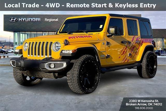 used 2021 Jeep Wrangler Unlimited car, priced at $27,911