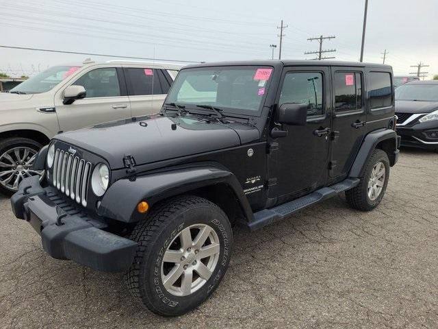 used 2017 Jeep Wrangler Unlimited car, priced at $26,411