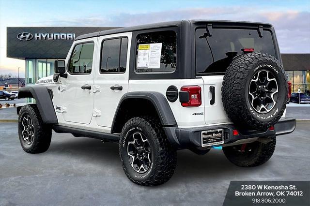 used 2021 Jeep Wrangler Unlimited 4xe car, priced at $31,811