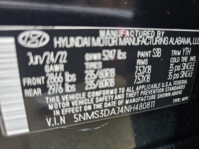 used 2022 Hyundai Santa Fe car, priced at $20,511