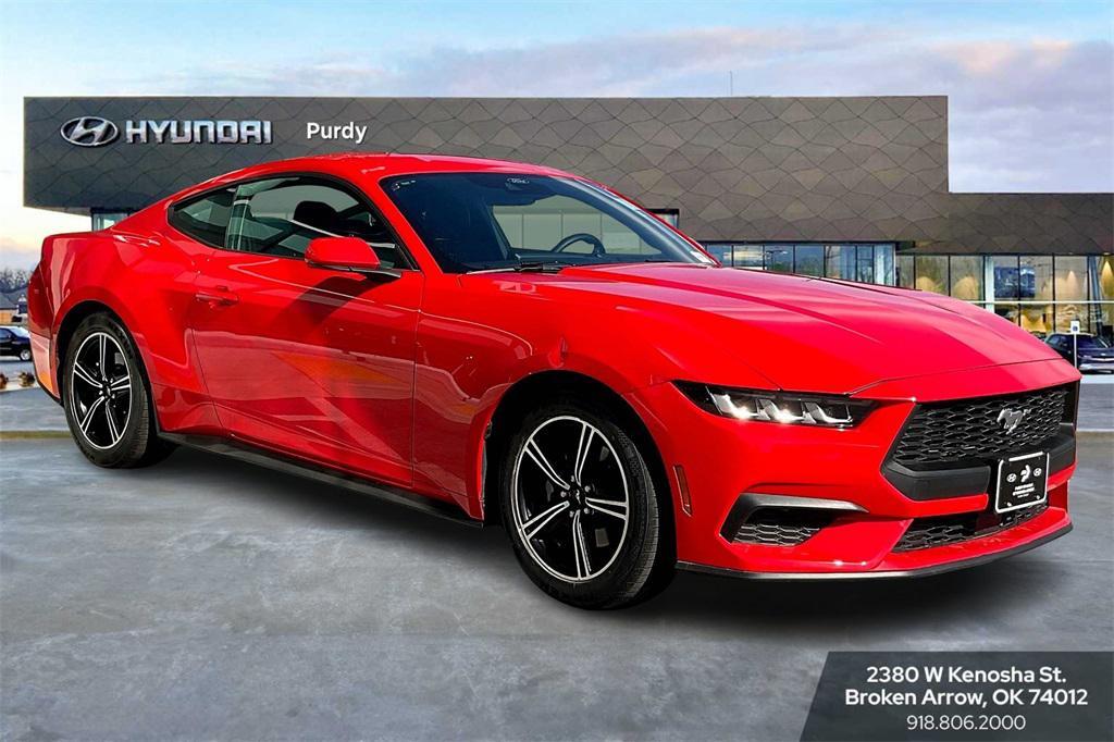used 2024 Ford Mustang car, priced at $27,355