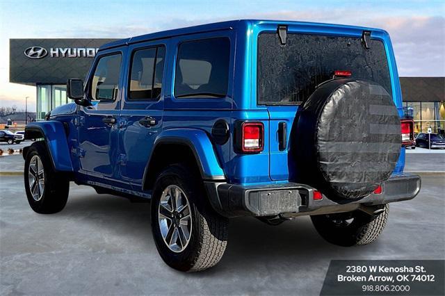 used 2023 Jeep Wrangler car, priced at $35,211