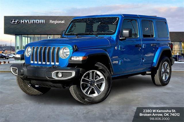 used 2023 Jeep Wrangler car, priced at $35,211