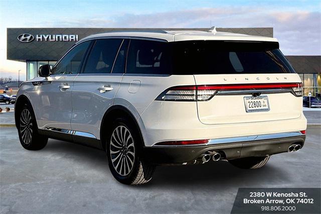 used 2021 Lincoln Aviator car, priced at $41,511