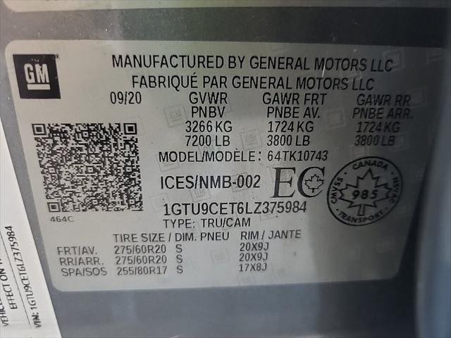 used 2020 GMC Sierra 1500 car, priced at $40,611