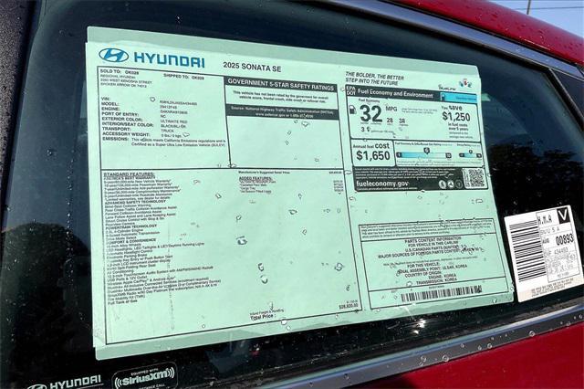 new 2025 Hyundai Sonata car, priced at $26,803