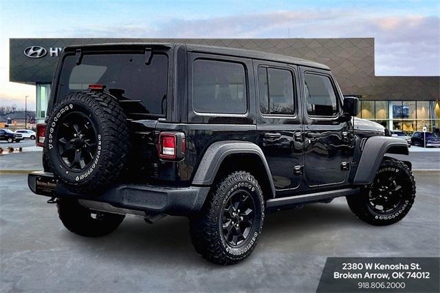 used 2021 Jeep Wrangler car, priced at $28,311