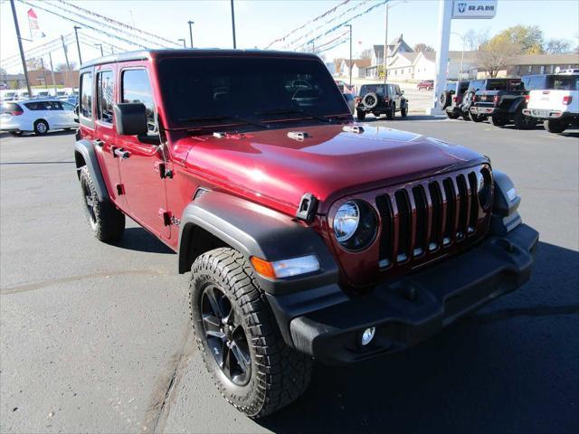 used 2021 Jeep Wrangler Unlimited car, priced at $33,995