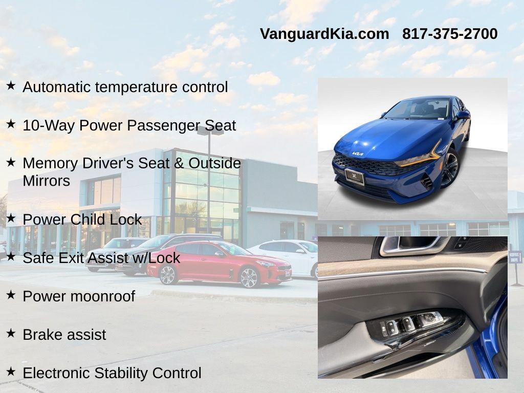 used 2022 Kia K5 car, priced at $23,101