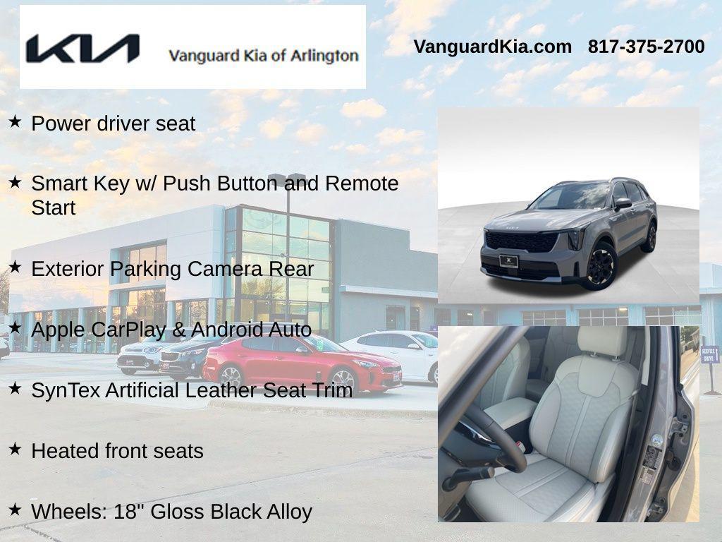 new 2025 Kia Sorento car, priced at $32,842