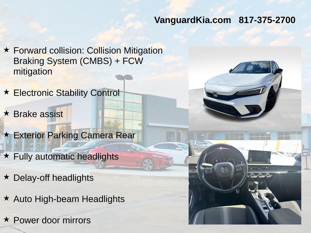 used 2022 Honda Civic car, priced at $22,644