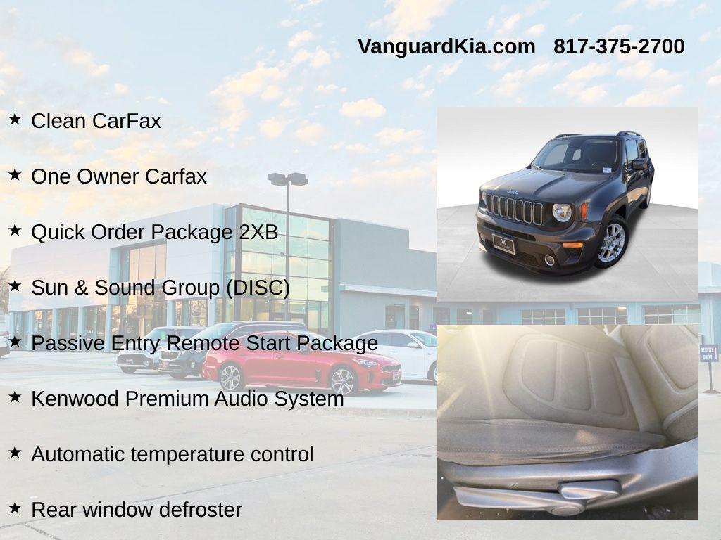 used 2021 Jeep Renegade car, priced at $15,861
