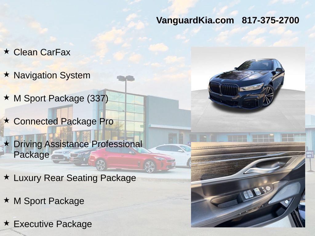 used 2022 BMW 750 car, priced at $54,880
