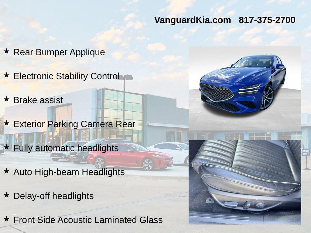 used 2022 Genesis G70 car, priced at $22,153