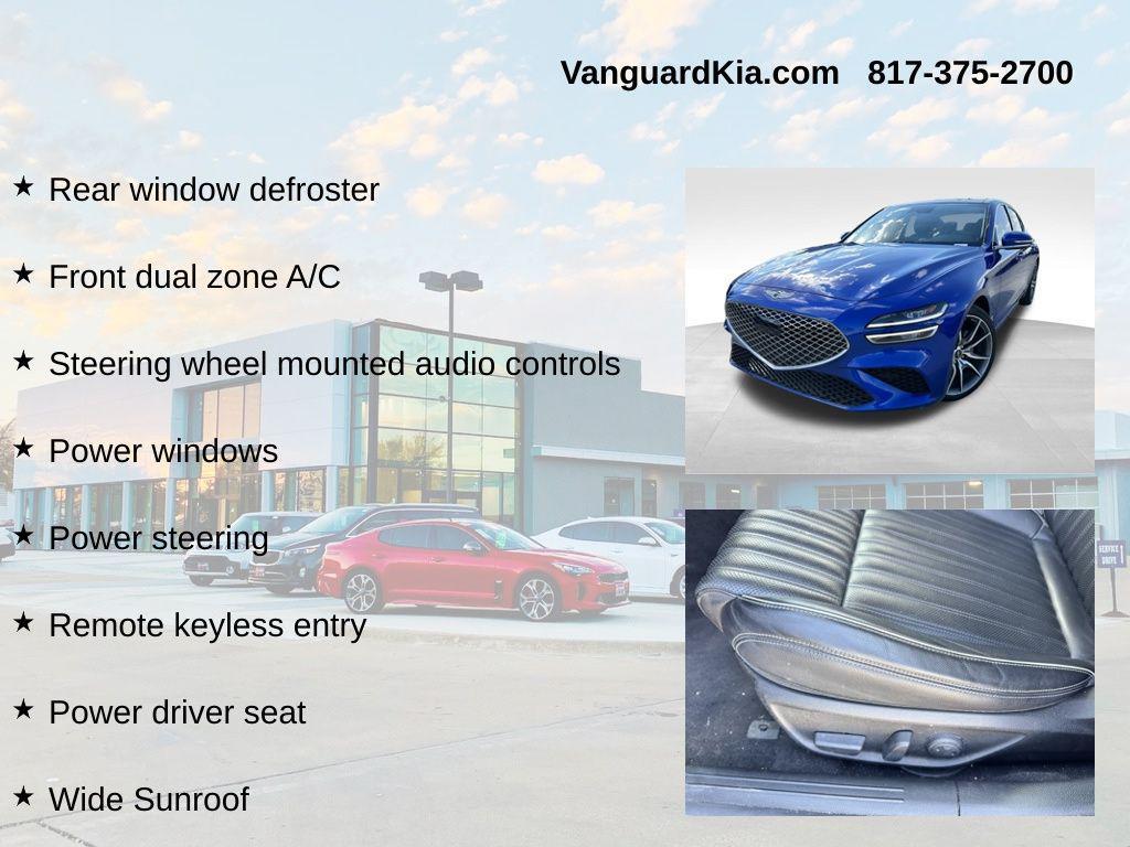 used 2022 Genesis G70 car, priced at $22,153