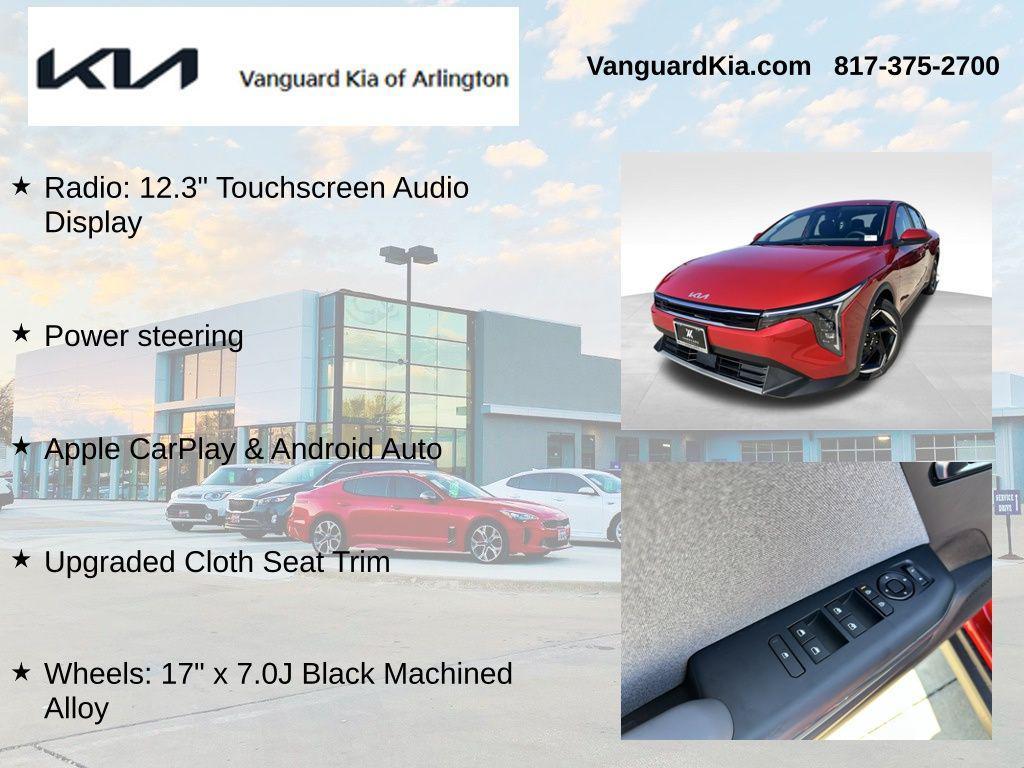 new 2025 Kia K4 car, priced at $23,938